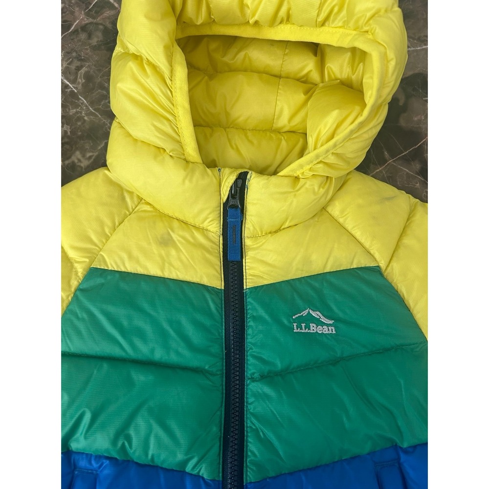 L.L. Bean Toddler Baby Puffer Jacket Primary Colors 12-18 Months Gender Neutral - Picture 6 of 7